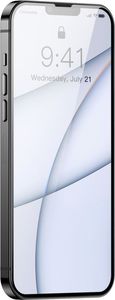 Baseus Baseus 0,3mm Full Screen Glass 2x szkło hartowane do iPhone 13 Pro Max na cały ekran z ramką czarny (SGQP010201) 5