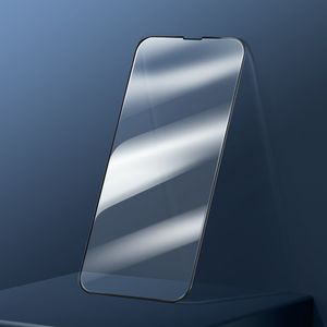 Baseus Baseus 0,3mm Full Screen Glass 2x szkło hartowane do iPhone 13 Pro Max na cały ekran z ramką czarny (SGQP010201) 10