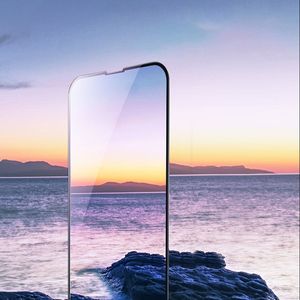 Baseus Baseus 0,23mm Full Screen Glass 2x szkło hartowane do iPhone 13 Pro / iPhone 13 na cały ekran z ramką czarny (SGQP020101) 13