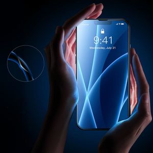 Baseus Baseus 0,23mm Full Screen Glass 2x szkło hartowane do iPhone 13 Pro / iPhone 13 na cały ekran z ramką czarny (SGQP020101) 16