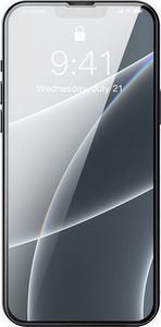 Baseus Baseus 0,23mm Full Screen Glass 2x szkło hartowane do iPhone 13 Pro / iPhone 13 na cały ekran z ramką czarny (SGQP020101) 3