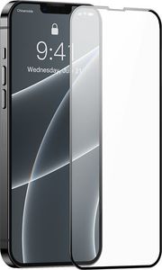 Baseus Baseus 0,23mm Full Screen Glass 2x szkło hartowane do iPhone 13 Pro / iPhone 13 na cały ekran z ramką czarny (SGQP020101) 4