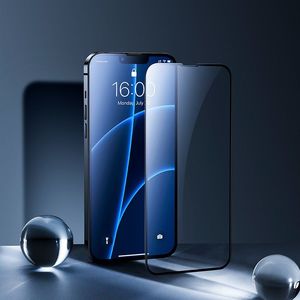 Baseus Baseus 0,23mm Full Screen Glass 2x szkło hartowane do iPhone 13 Pro / iPhone 13 na cały ekran z ramką czarny (SGQP020101) 10