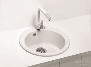 Zlewozmywak Alveus Niagara 10 POP-UP  granitowy biały 4