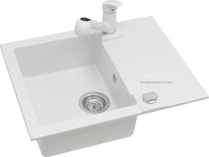 Zlewozmywak Alveus Rock 30  granitowy biały 4