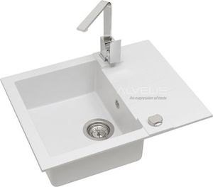 Zlewozmywak Alveus Rock 30  granitowy biały 5