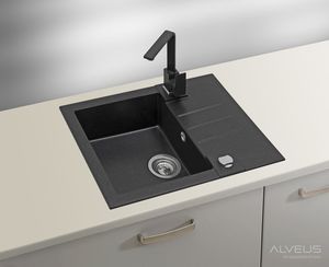 Zlewozmywak Alveus Rock 30  granitowy biały 6