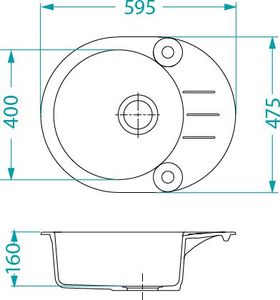 Zlewozmywak Alveus Roll 40  granitowy czarny 2