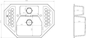 Zlewozmywak Alveus Sensual 60  granitowy steel 2