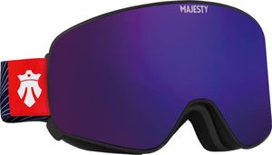 Majesty Gogle The Force Spherical Black Frame / Ultraviolet Lens + szybka Citrine 2022 1