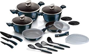 Berlinger Haus Zestaw 22 elementów garnki, patelnie, akcesoria kuchenne, noże Rose Gold Berlinger Haus BH-7183 3