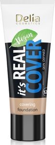 Delia Delia Cosmetics It's Real Cover Podkład kryjący rewitalizująco-nawilżający nr 202 Beige 30ml 1
