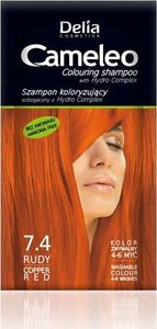Delia Delia Cosmetics Cameleo Szampon koloryzujący 7.4 Rudy 1szt 1