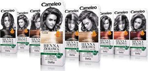 Delia Delia Cosmetics Cameleo Henna Ziołowa nr 4.0 brąz 75g 2