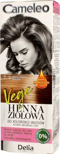Delia Delia Cosmetics Cameleo Henna Ziołowa nr 7.3 orzech laskowy 75g 1