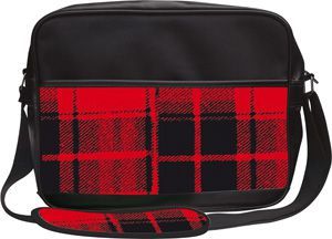 Torba St. Majewski Torebka na ramię z przegrodą MTV Plaid SB-02 (5903235291685) 2