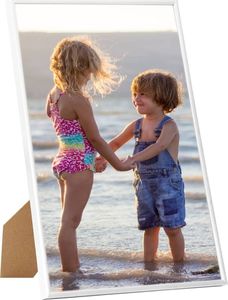 Ramka vidaXL Ramki na zdjęcia, 3 szt., ścienne lub stojące, 21x29,7 cm, MDF 2