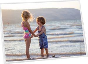 Ramka vidaXL Ramki na zdjęcia, 3 szt., ścienne lub stojące, 21x29,7 cm, MDF 4