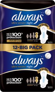 Always Pad Ultra Extra Night Protection Duo 12 szt. 1