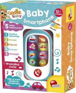 Lisciani Carotina Elektroniczny Baby Smartfon z 5 funkcjami 1