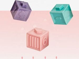 Woopie WOOPIE Klocki Sensoryczne Układanka do Ściskania Dźwięk Nauka Liczenia 12 el. 10