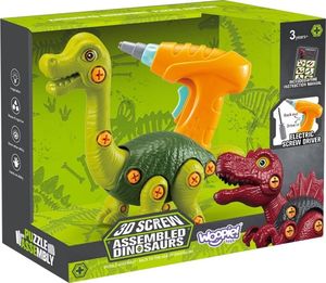 Woopie Dinozaur do Skręcania Zestaw Konstrukcyjny + Wiertarka 31 el. 6