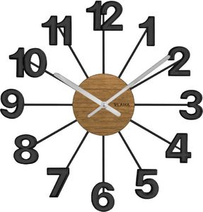 Vlaha Drewniany dębowy zegar ścienny VLAHA VCT1071 42 cm 1