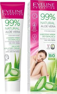 Eveline Eveline 99% Natural Aloe Vera Łagodny Krem do depilacji - skóra wrażliwa 125ml 1