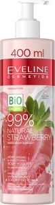 Eveline Eveline Bio Organic 99% Natural Strawberry Jogurt do ciała nawilżająco-wygładzający 400ml 1
