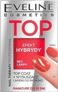 Eveline Eveline Nail Therapy Top Coat + wysuszacz lakieru do paznokci 5ml 1