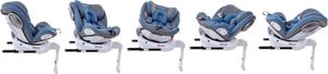 Fotelik samochodowy Summer Baby Fotelik obrotowy 360° Tokyo 0 - 36 kg Niebieski 9
