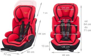 Fotelik samochodowy Summer Baby Fotelik samochodowy Sport 9 - 36 kg Niebieski 7