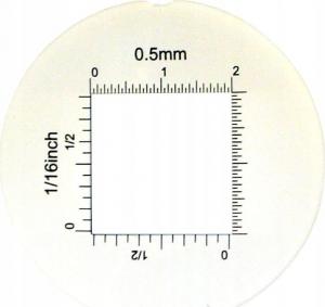 Carton Lupa x12 z podziałką skala 0,5mm LED i UV 2