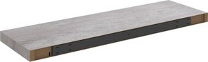 vidaXL Półki ścienne, 4 szt., szarość betonu, 80 x 23,5 x 3,8 cm, MDF 7