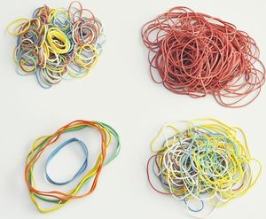 Q-Connect GUMKI KRZYŻOWE Q-CONNECT, 0,1KG, ŚREDNICA 50MM, MIX KOLORÓW KF14678 4