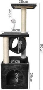 Malatec Drzewko dla kota 90 cm czarne 2