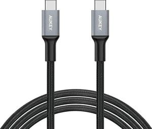 Kabel USB Aukey USB-C - USB-C 2 m Czarny (KBAAUKUSB0041) 1