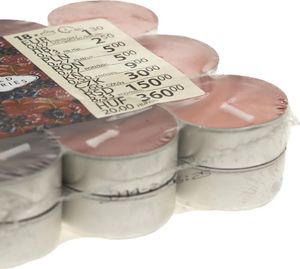 Pepco PEPCO Podgrzewacze zapachowe, t-light, komplet 18szt Czerwony 3