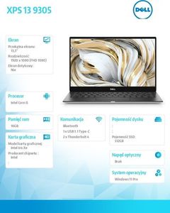 Laptop Dell XPS 13 9305 (9305-9380) 3