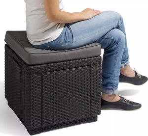 Allibert Allibert Puf ze schowkiem, grafitowy, 213785 3