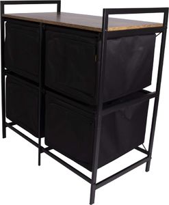 Bo-Camp Składana, kuchenna szafka turystyczna Lawton, czarna 5