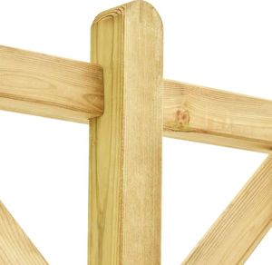 Suszarka na pranie vidaXL Suszarka ogrodowa Słupki 2 szt. 7