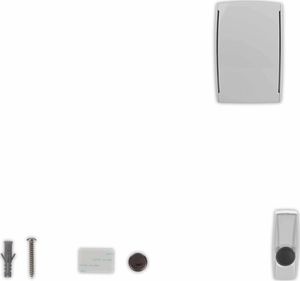 Byron Byron Dzwonek bezprzewodowy i gong z wtyczką, BY511E, 125 m, 10.007.87 7