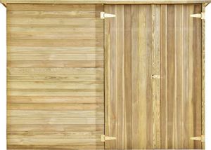 vidaXL Ogrodowa szopa na rowery, 232x110x170 cm, impregnowana sosna 3