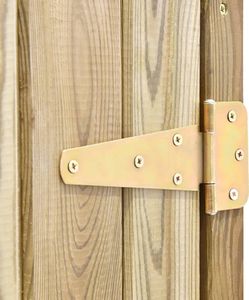 vidaXL Ogrodowa szopa na rowery, 232x110x170 cm, impregnowana sosna 8