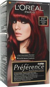 L’Oreal Paris Loreal Feria Preference Intensywna Ciemna Czerwień P37 2