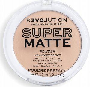 Makeup Revolution Makeup Revolution Super Matte Pressed Powder Puder matujący - Vanilla 6g 3