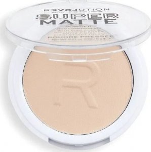Makeup Revolution Makeup Revolution Super Matte Pressed Powder Puder matujący - Vanilla 6g 5