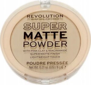 Makeup Revolution Makeup Revolution Super Matte Pressed Powder Puder matujący - Vanilla 6g 6