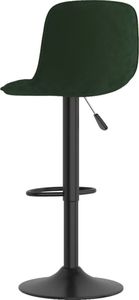 vidaXL Hokery, 2 szt., ciemnozielone, obite aksamitem 6